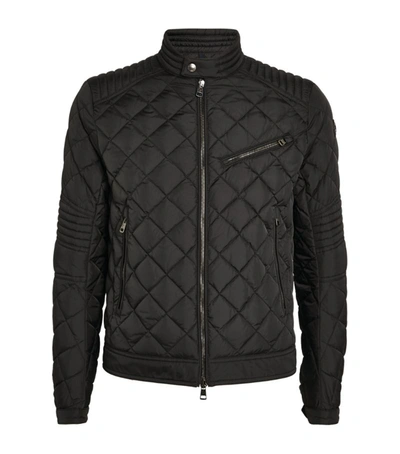 Shop Moncler Breitman Biker Jacket In Black