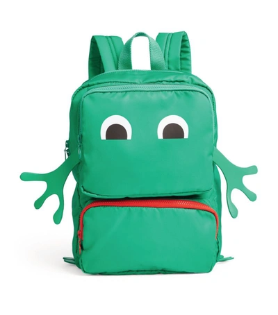 Shop Stella Mccartney Kids Frog Backpack In Green
