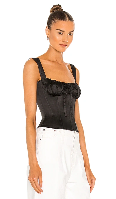 Shop Miaou Agnes Corset In Black