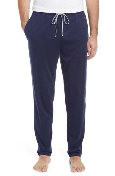Shop Polo Ralph Lauren Supreme Comfort Sleep Pants In Cruise Navy