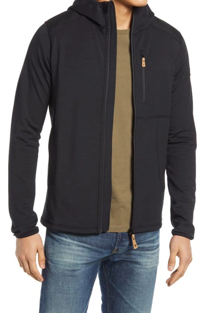 Shop Fjall Raven Keb Zip Hoodie In Black