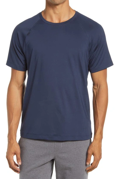 Shop Rhone Reign Performance T-shirt In Navy Blazer