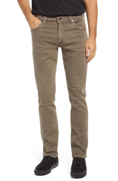Shop Citizens Of Humanity Gage Slim Fit Stretch Twill Five-pocket Pants In Froth Medium Khaki
