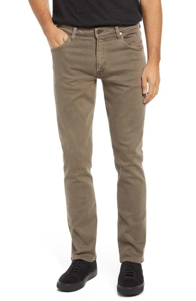 Citizen Of Humanity Gage Slim Fit Stretch Twill Five-pocket Pants In Froth Medium Khaki