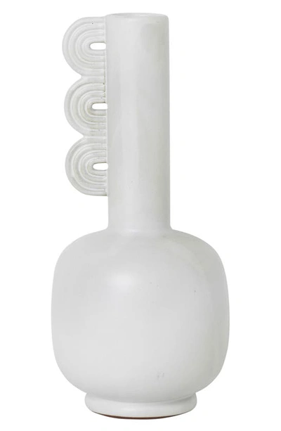 Shop Ferm Living Muses Vase In Off-white
