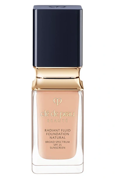 Shop Clé De Peau Beauté Radiant Fluid Natural Foundation In B10