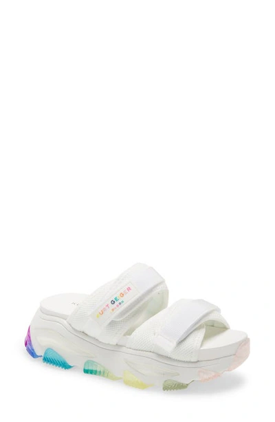 Kurt geiger hotsell white sandals