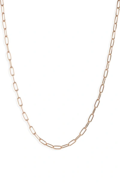 Shop Nordstrom Delicate Paperclip Chain Necklace In Gold