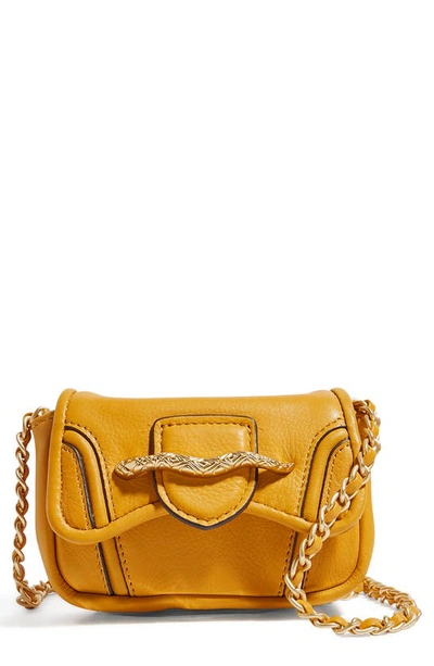 Shop Aimee Kestenberg Fierce & Fab Mini Crossbody Bag In Golden Root