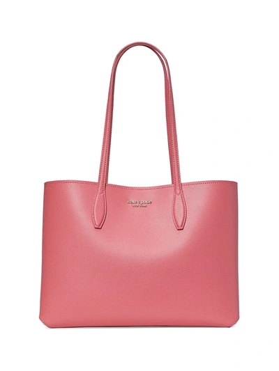 Shop Kate Spade Large All Day Leather Tote In Orchid