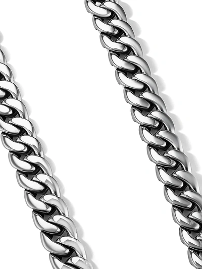 Shop David Yurman Men's Sterling Silver Curb Chain Necklace