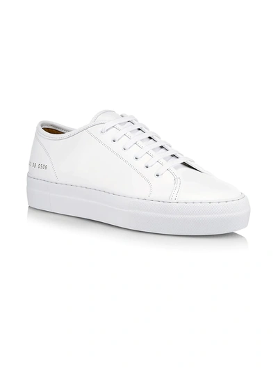 Shop Common Projects Women's Tournament Low-top Super Platform Sneakers In White