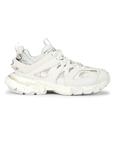Shop Balenciaga Women's Track Sneakers In White