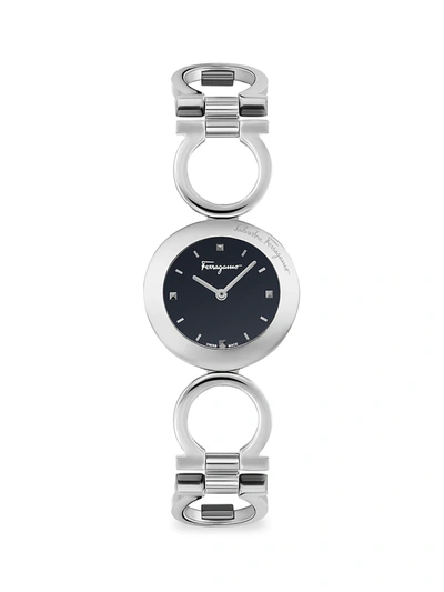 Shop Ferragamo Women's Gancino Stainless Steel Bracelet Watch