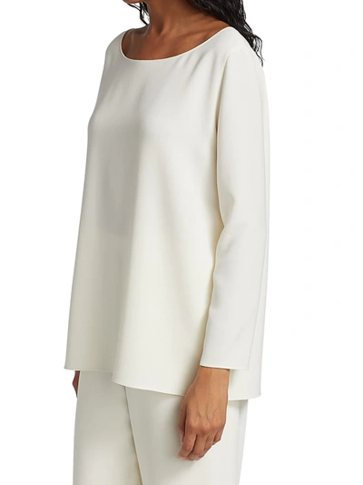 Shop The Row Women's Penny Pullover Top In Cream