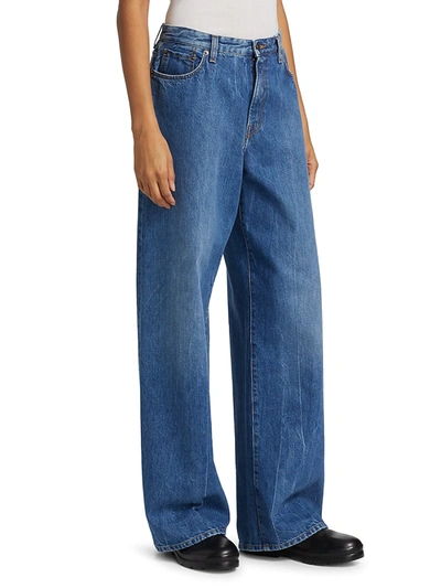 Shop The Row Egli Wide-leg Jeans In Blue