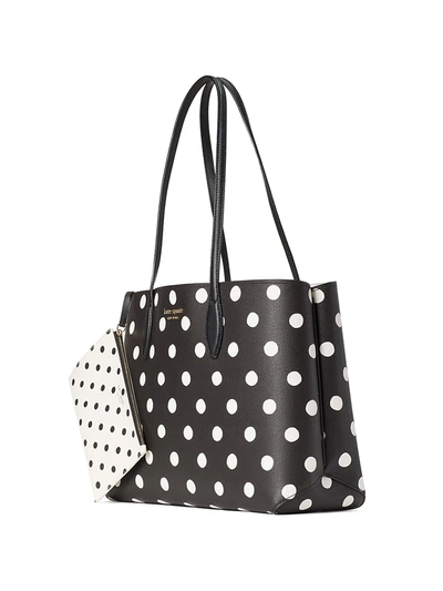 Shop Kate Spade Women's Large All Day Dot Tote In Black Multi