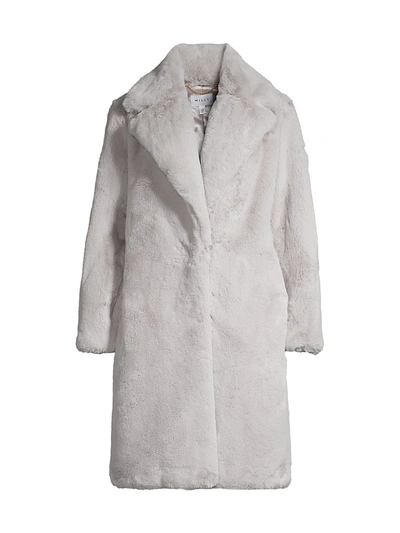 Milly riley discount faux fur coat