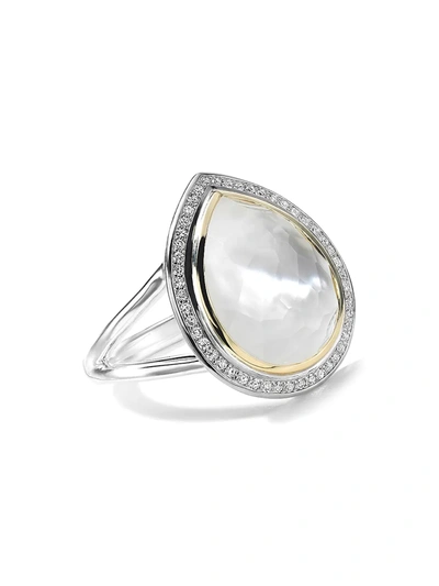Shop Ippolita Women's Chimera Sterling Silver, 18k Yellow Gold & Multi-stone Ring