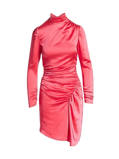 Shop A.l.c Women's Joss Ruched Dress In Hibiscus