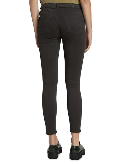 Shop Ag Prima Mid-rise Stretch Cigarette Jeans In Smooth Slate