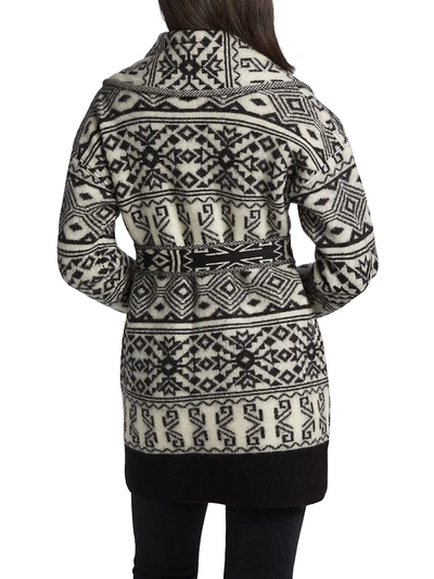 Shop Veronica Beard Women's Carrington Wool Cardigan In Black Multi