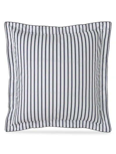 Shop Sonia By Sonia Rykiel Four Continents 200 Thread Count Euro Sham In Blue On White