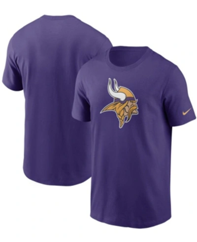 Shop Nike Men's Purple Minnesota Vikings Primary Logo T-shirt