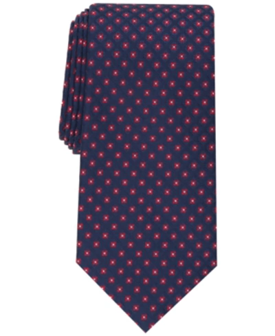 Shop Club Room Men's Classic Neat Tie, Created For Macy's In Red