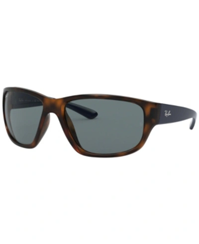 Shop Ray Ban Ray-ban Men's Polarized Sunglasses, Rb4300 63 In Tortoise