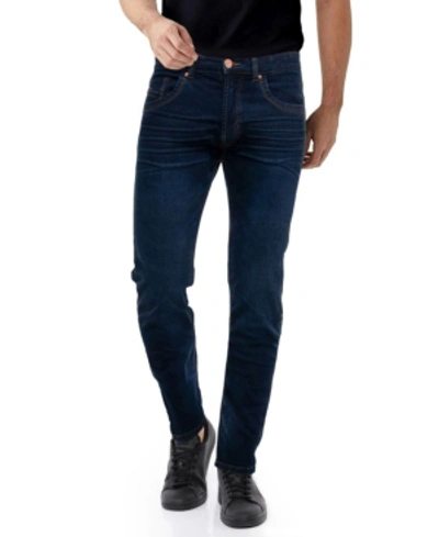 Shop X-ray Men's Stretch 5 Pocket Skinny Jeans In Indigo