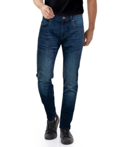 Shop X-ray Men's Stretch 5 Pocket Skinny Jeans In Blue