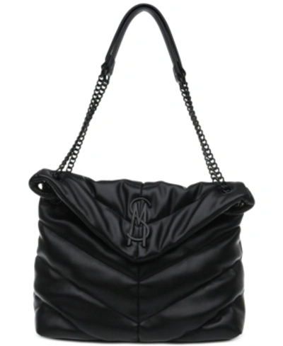 Shop Steve Madden Britta Shoulder Bag In Black