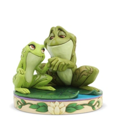 Jim Shore Tiana And Naveen As Frogs Figurine In Multi