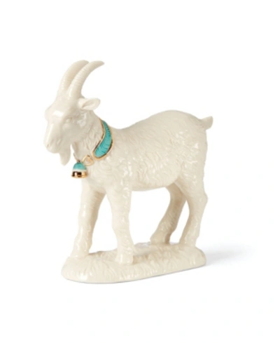 Shop Lenox First Blessing Nativity Goat Figurine In Multi And Ivory
