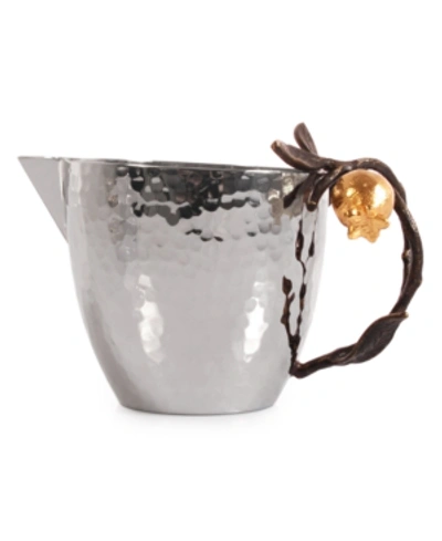 Michael Aram Pomegranate Creamer Pitcher In Silver