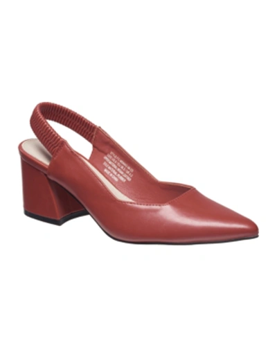 Shop French Connection Women's Moderno Slingback Heel Pumps In Mars Red