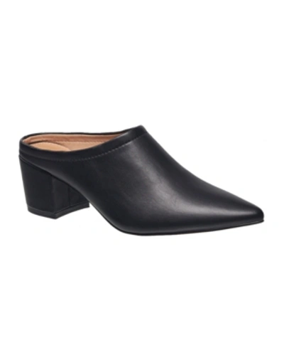 Shop French Connection Women's Terra Pointy Toe Mules Women's Shoes In Black