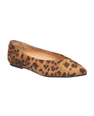 Shop French Connection Women's Daisy Ballet Flats In Leopard