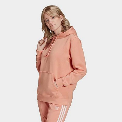 Shop Adidas Originals Adidas Women's Originals Adicolor Essentials Fleece Hoodie In Ambient Blush