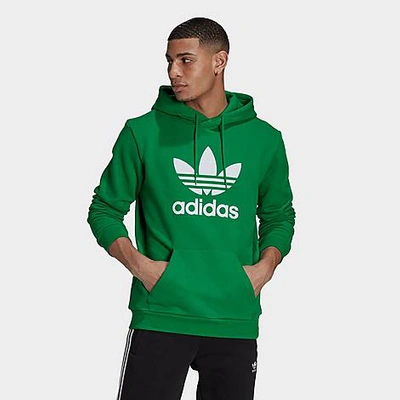 Adidas Originals Adidas Men's Adicolor Classics Trefoil Hoodie In Green |  ModeSens