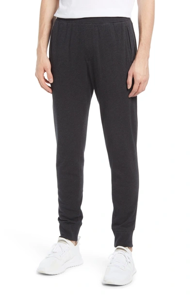 Shop Atm Anthony Thomas Melillo French Terry Long Board Pants In Heather Charcoal