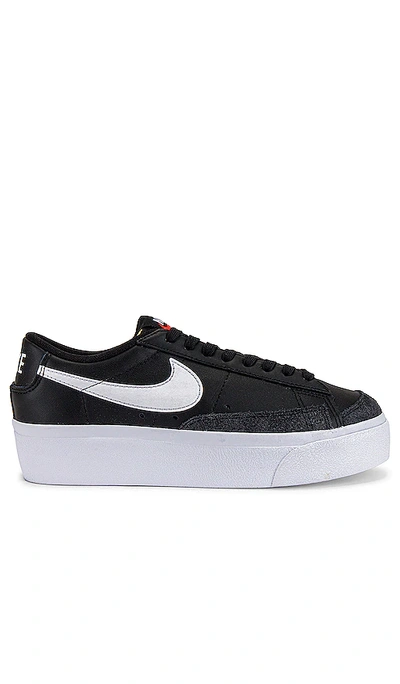 Shop Nike Blazer Low Platform Sneaker. - In Black & White