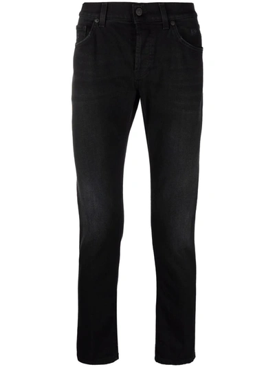 Shop Dondup Slim-cut Jeans In Black