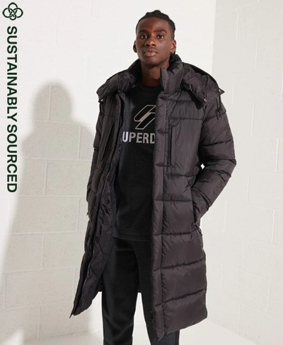 Superdry Men's Mens Black Touchline Padded Jacket, Size: M | ModeSens
