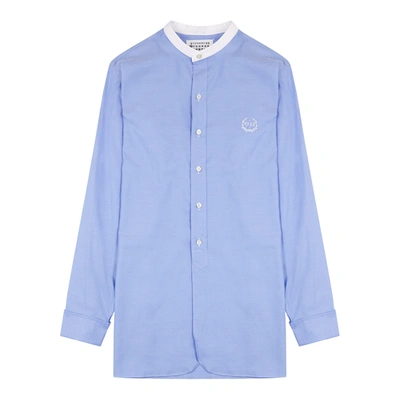 Shop Maison Margiela 1988 Blue Cotton Shirt