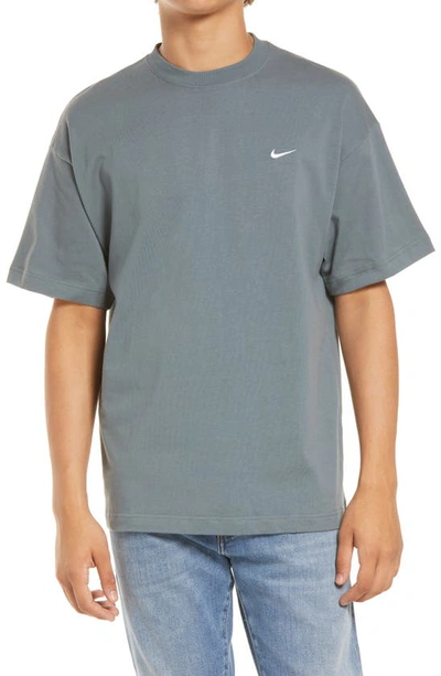 Shop Nike Lab Crewneck T-shirt In Hasta/ White