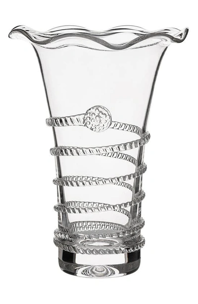 Shop Juliska Amalia Flared Vase In Clear