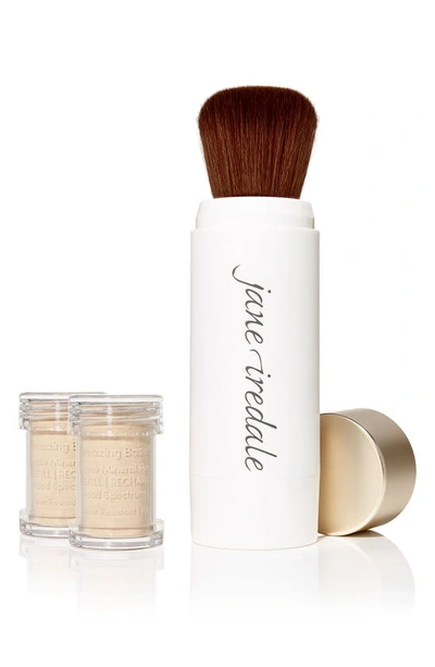 Shop Jane Iredale Amazing Base® Loose Mineral Powder Spf 20 Refillable Brush In Light Beige