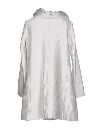 Shop Emporio Armani Coat In White